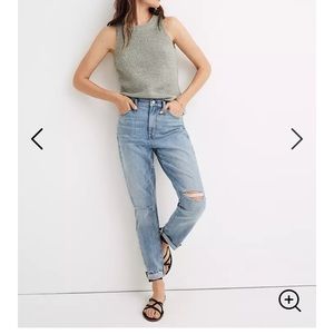 The High-Rise Slim Boyjean in Elkhart Wash sz 25